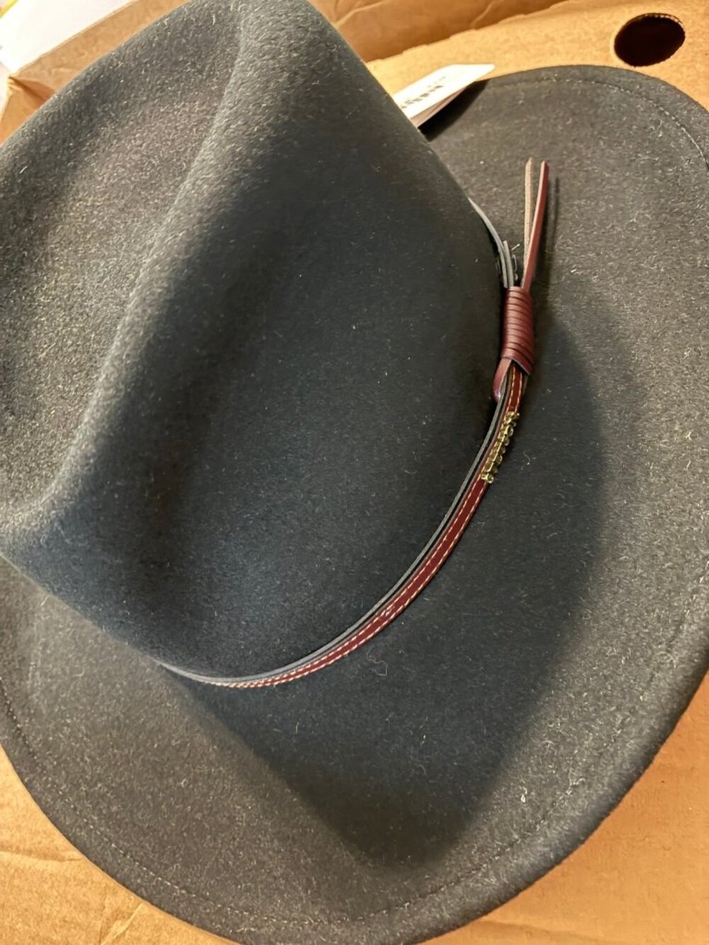 Stetson Bozeman Crushable Hat - Black, Size XL